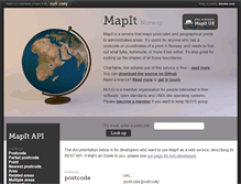 Tablet Screenshot of mapit.nuug.no